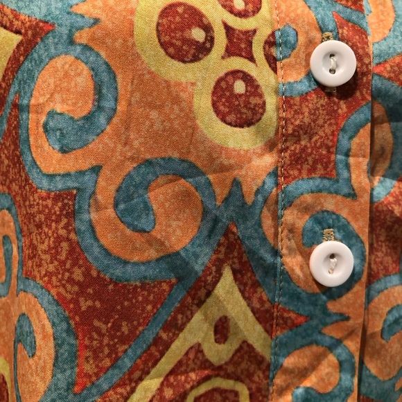 NWOT paisley satin feel size XL - Picture 3 of 7